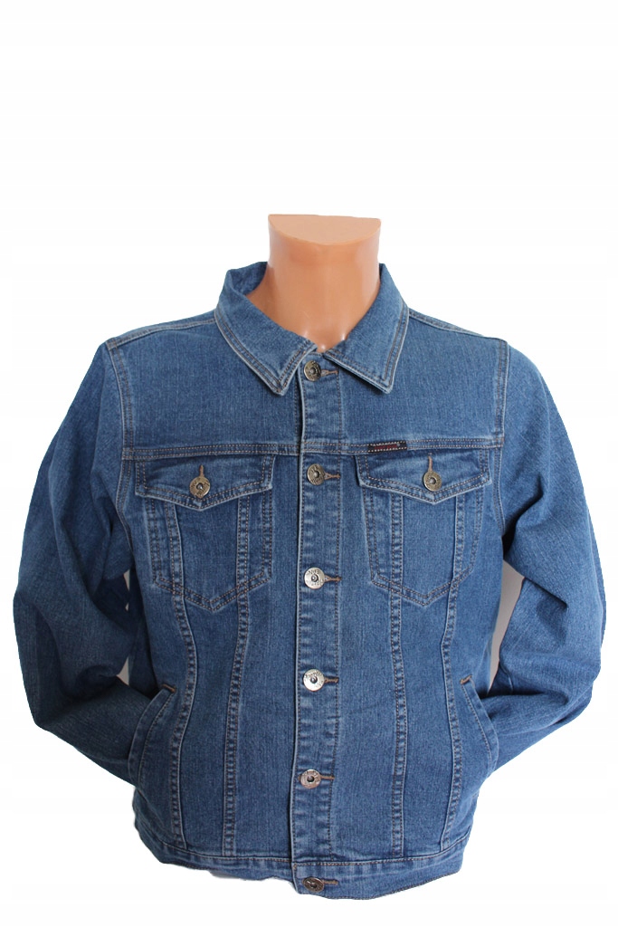 

Katana, kurtka jeansowa męska klasyczna niebieska