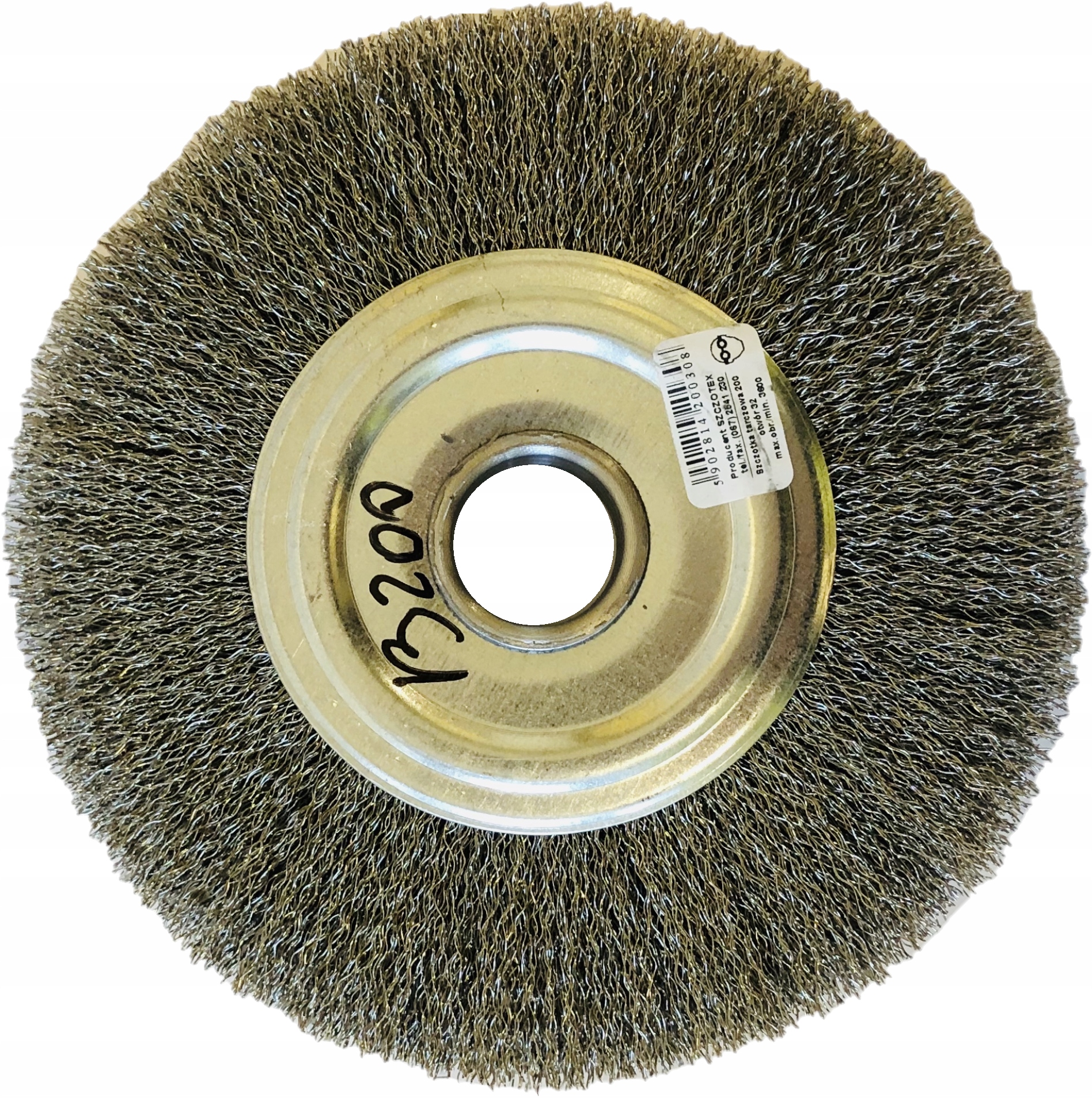 

Szczotex Szczotka tarczowa druciana 200 mm Polska