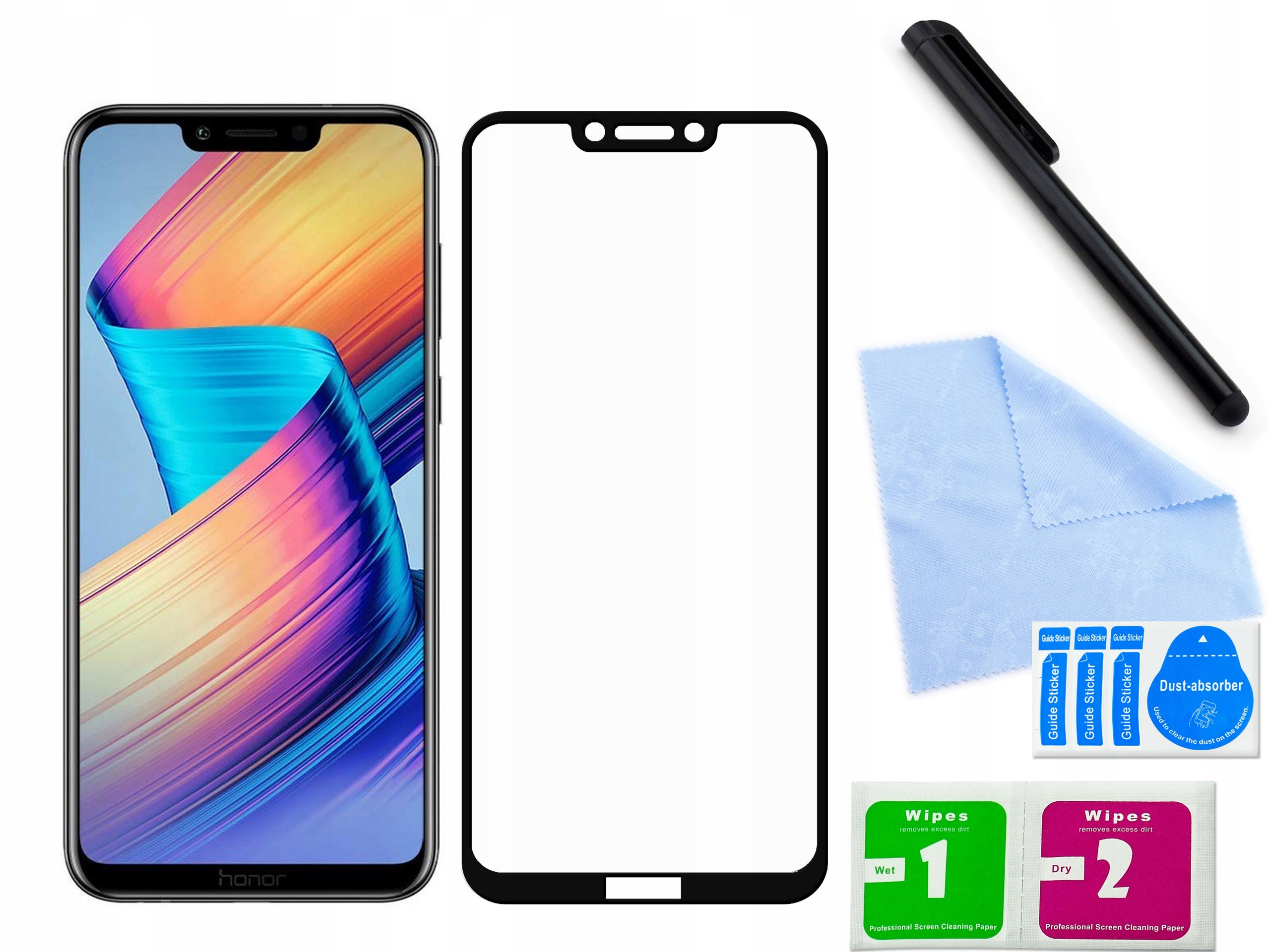 

Zaokršglone szkło do Huawei Honor Play Czarne