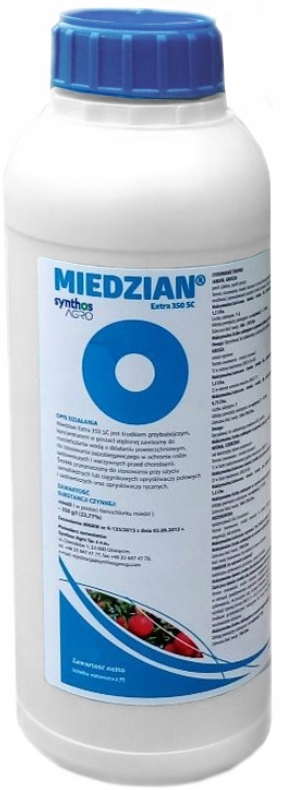 

Miedzian Extra 1L Zaraza Parch Eko Świeży 11/2023R