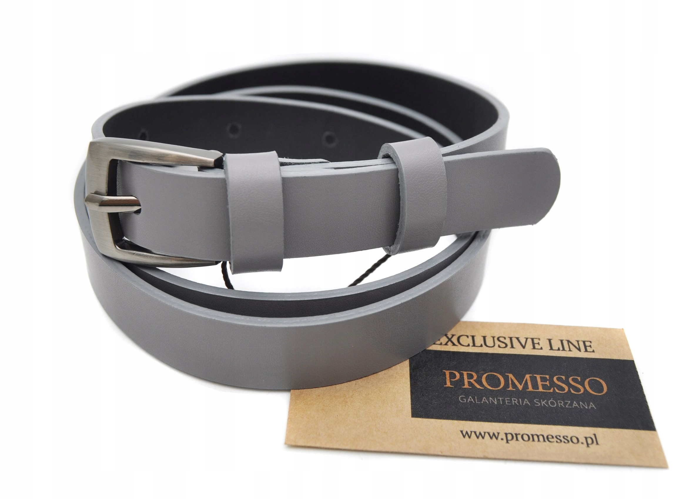 

Stylowy Pasek Damski Skóra nat. 2 cm Nowość 105