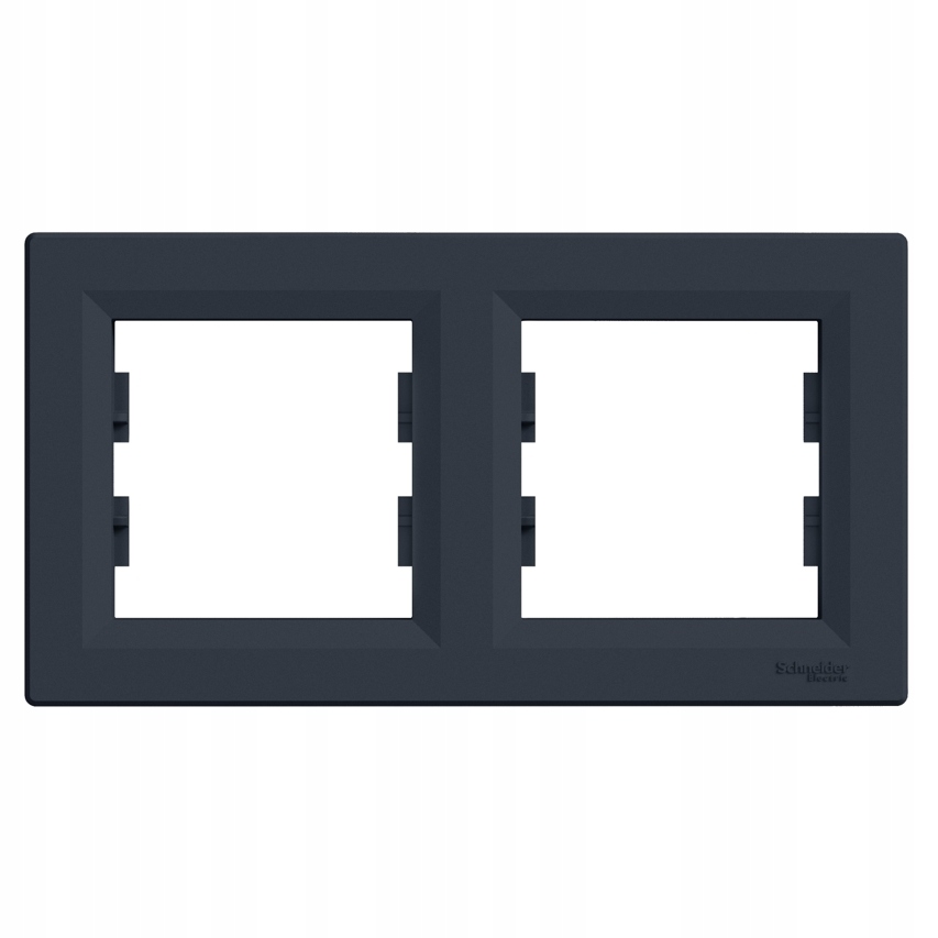 

Schneider Asfora Ramka 2-KROTNA Antracyt