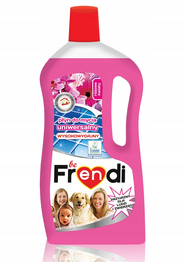 BeFrendi Płyn do podłóg Różowe Kwiaty 1L