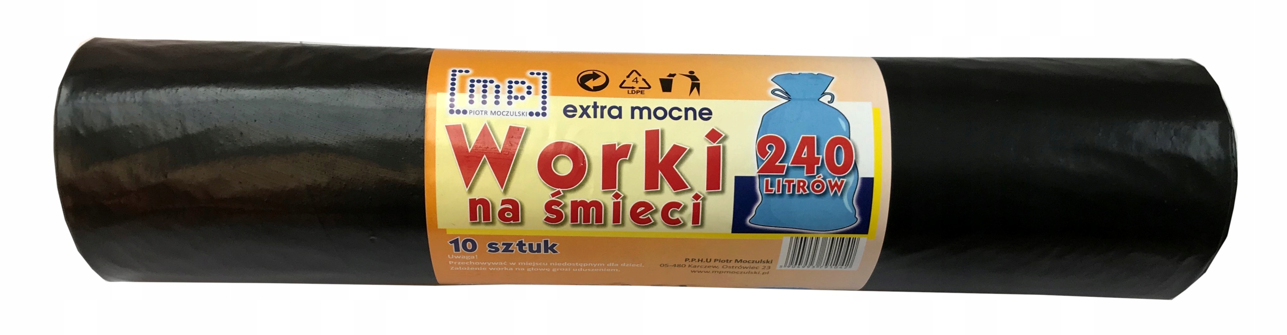 

Worki Na Śmieci 240L 10 sztuk Duże I Mocne
