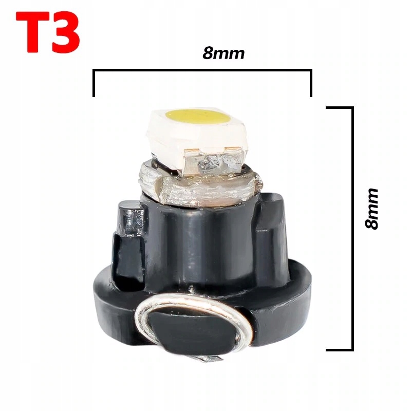 LED T3 R3 T4 T5 T6 DO PRZYCISKÓW NAWIEWÓW ZEGARÓW Numer katalogowy części LED SMD 5050