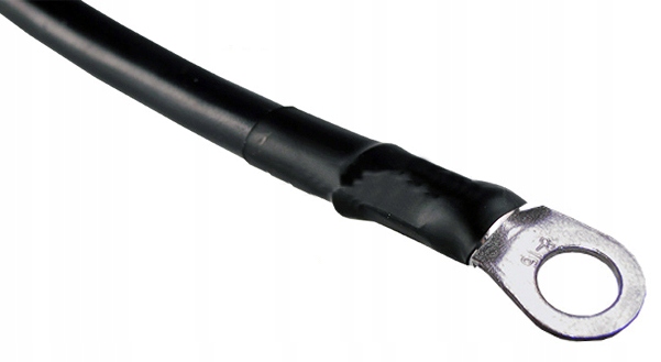 PRZEWOD KABEL MASY MASOWY 30CM 16mm2 M8 FI8 GUMA