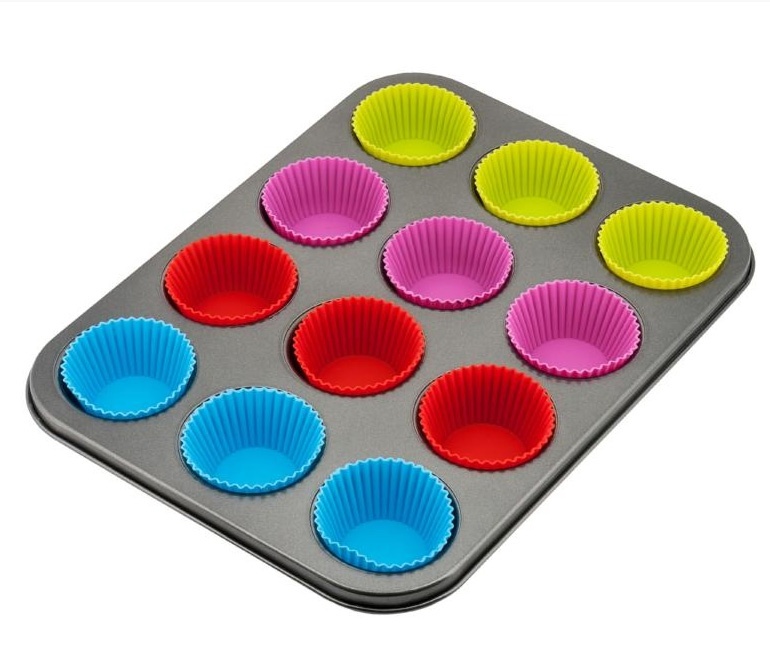 

Foremka Do Pieczenia Muffin Mufinek Silikon Wkład