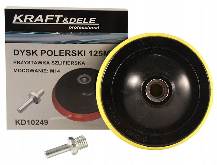 TARCZA Z ADAPTEREM M14 DO POLERKI SZLIFIERKI ŚRUBA