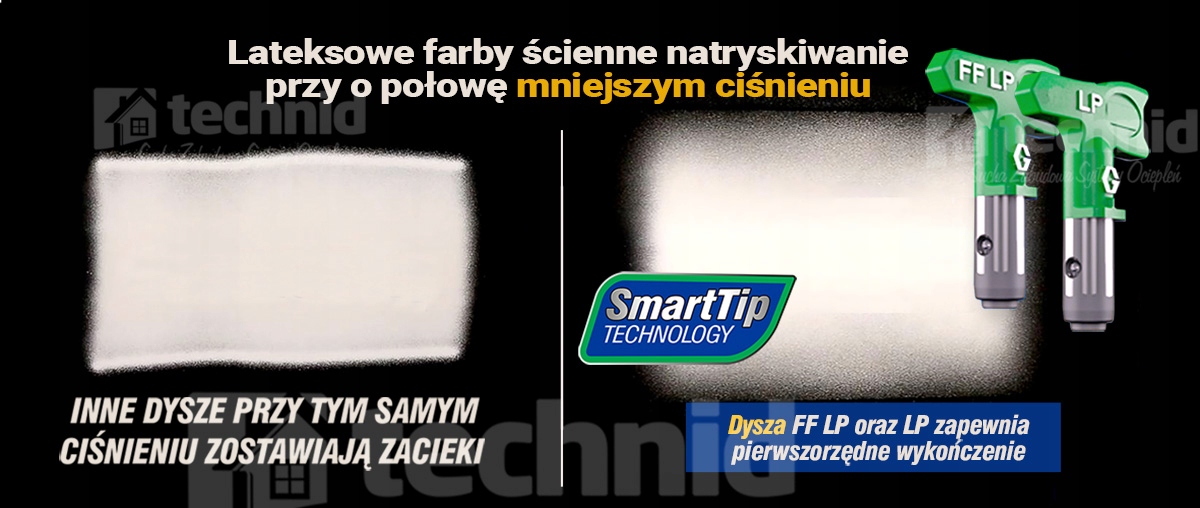 Graco dysza malowania FF LP 312 + uszczelki FFLP Kod producenta pistolet, osłona RAC X, FF LP, airlessco