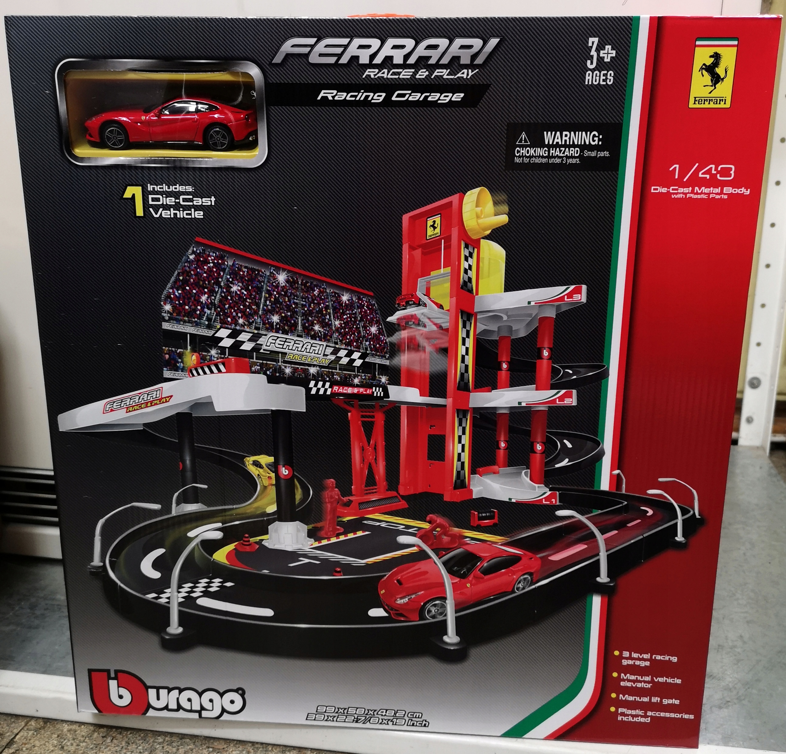 Ferrari Racing Garage 1:43 Bburago