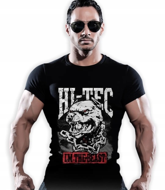 

Hi Tec I'M The Beast T-shirt Męski Siłownia 4XL