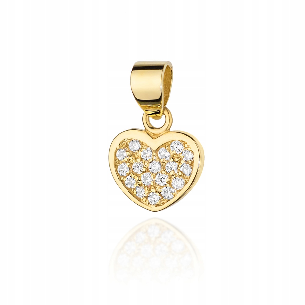 

Złota zawieszka z brylantami -Serce- 0,15 ct !!