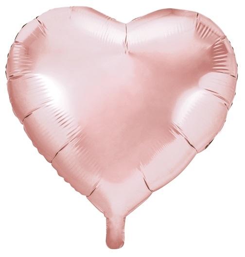 

Balon Foliowy Serce Różowe Złoto 45 CM Urodziny