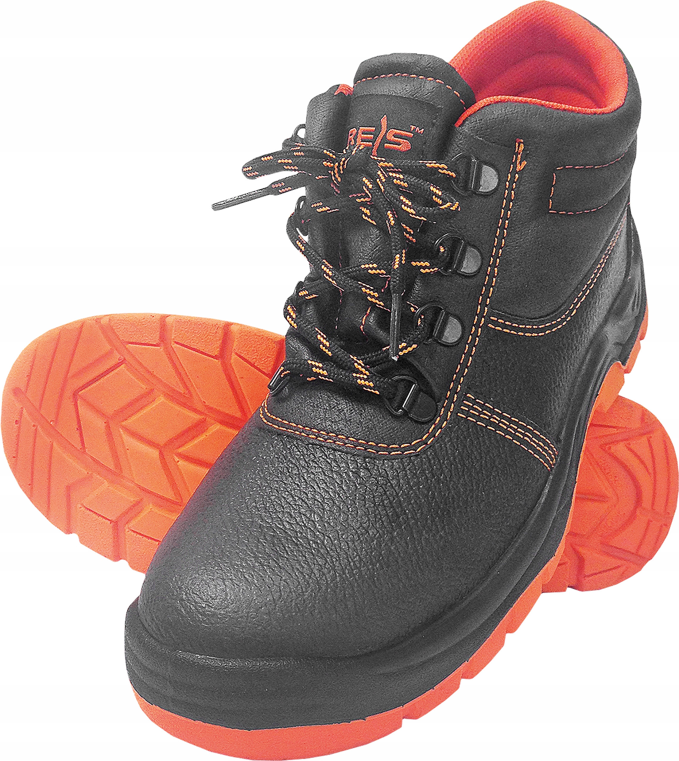 

Skórzane buty trzewiki robocze z podnoskiem Bhp