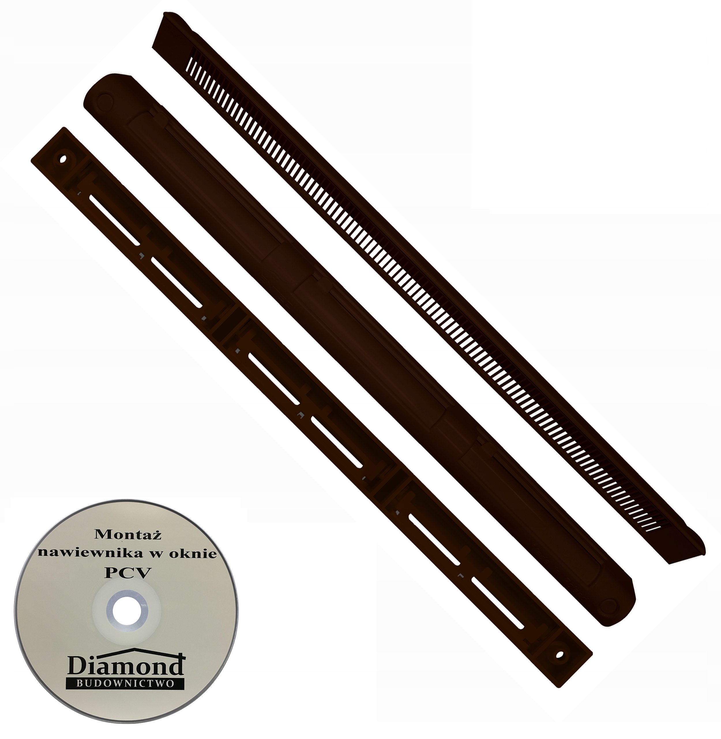 Nawiewnik do okien okna VENTEC VT 101 CIEMNY BRĄZ