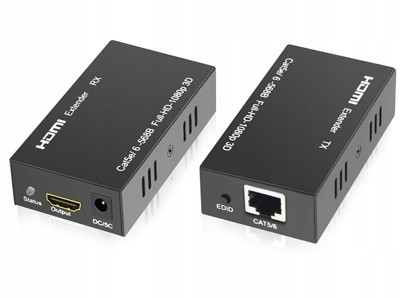 

Przedłużacz Extender Hdmi-hdmi 60m 1080p Audio