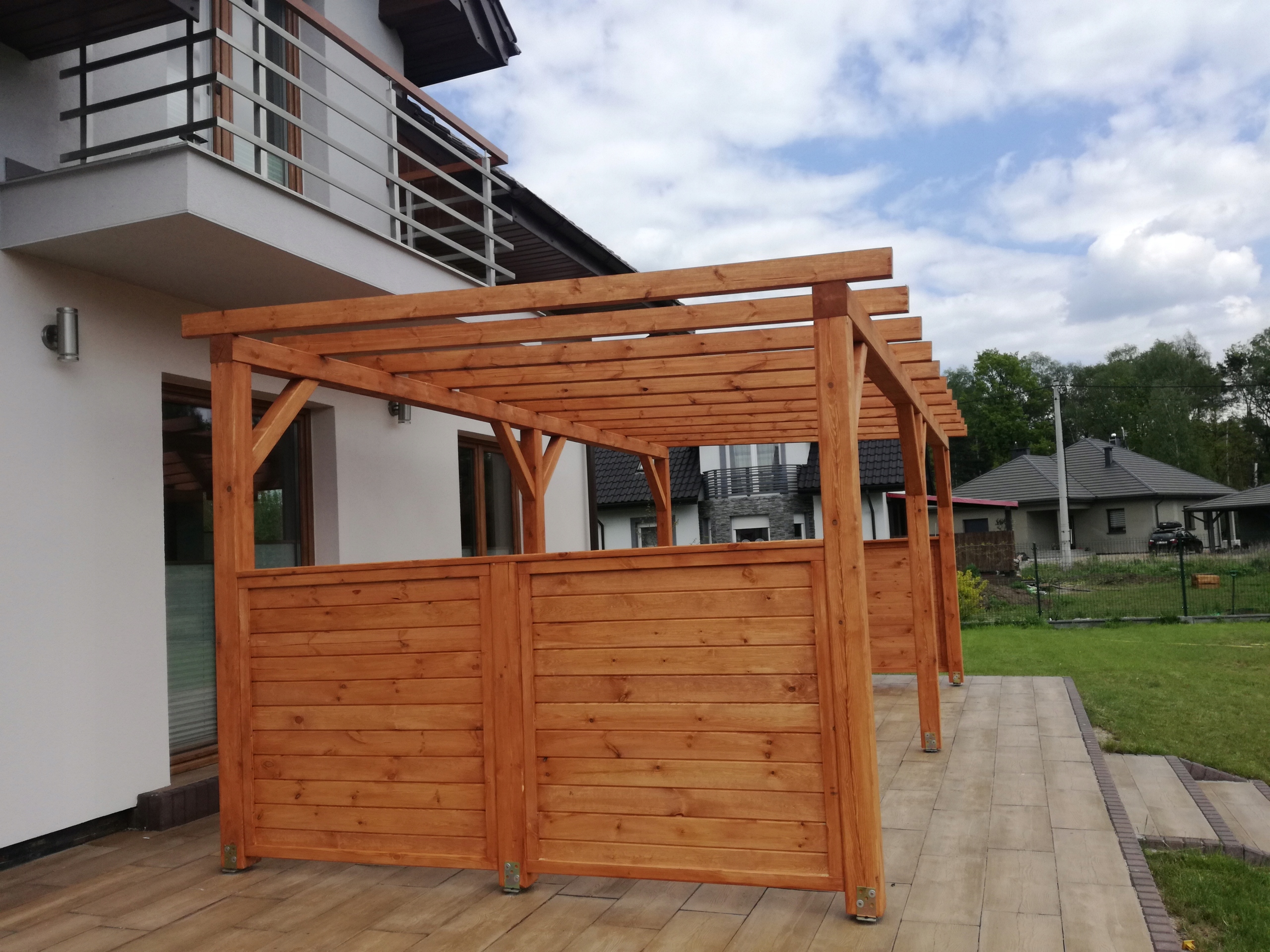 Беседка из дпк своими руками