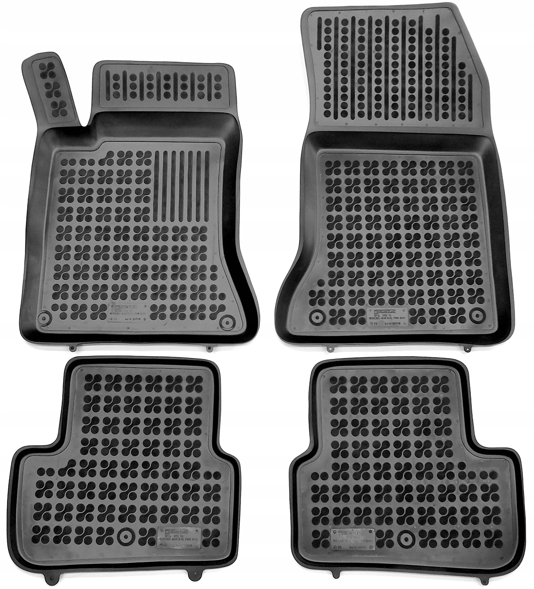 Mercedes B-klasa W246 2011-2018 dywaniki gumowe korytkowe Rezaw-Plast