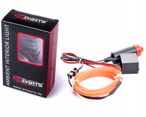 

Światłowód Led Ambient Neon Pomarańczowy 2m