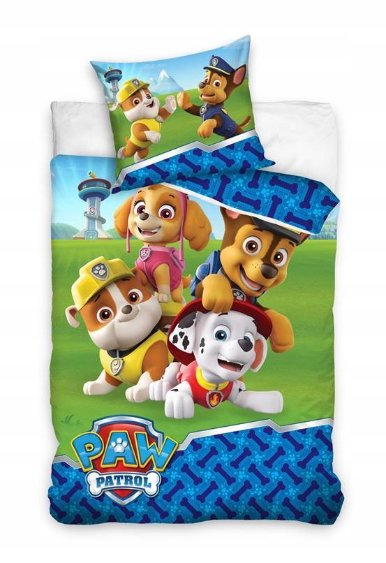 

Psi Patrol Paw Pościel Dwustronna Bawełna 160x200