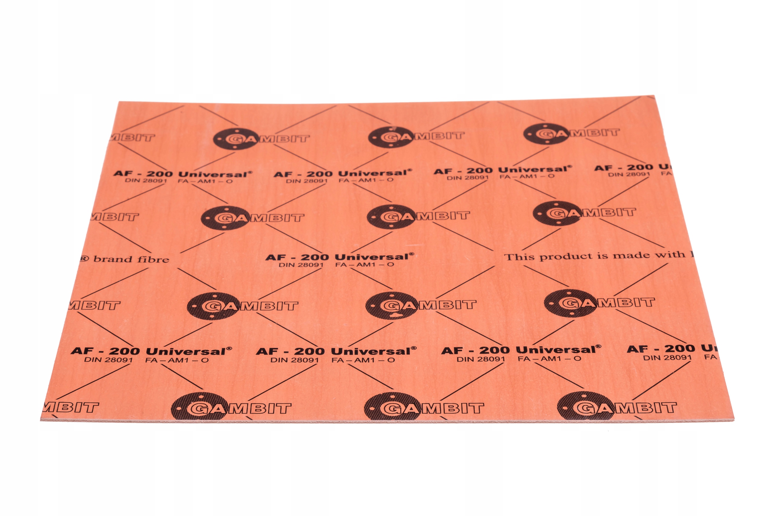 Materiał na uszczelki płyta GAMBIT AF-200 - 0,5mm - 50x50cm | 500x500x0,5mm Numer katalogowy części 106.225.00