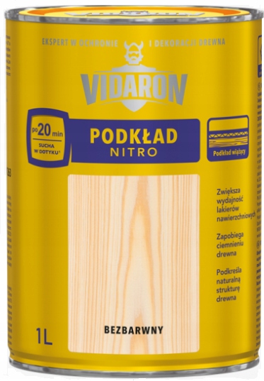 

Podkład Do Drewna Bezbarwny Matowy Nitro 5L