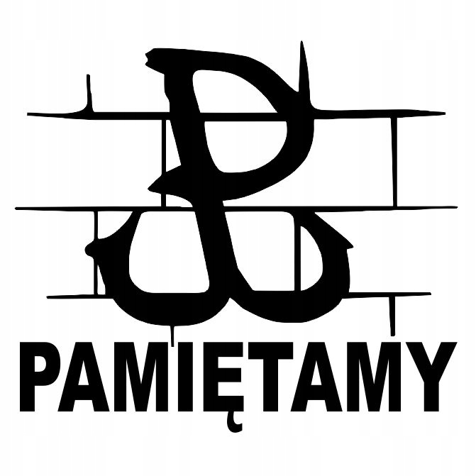 

Naklejka Polska Walcząca na Mur Pamiętamy Pw 12 cm