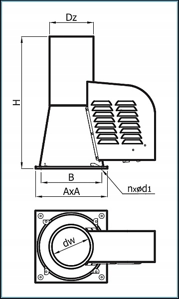 Generator ciągu kominowego GCK150CH-PK Darco Marka Darco