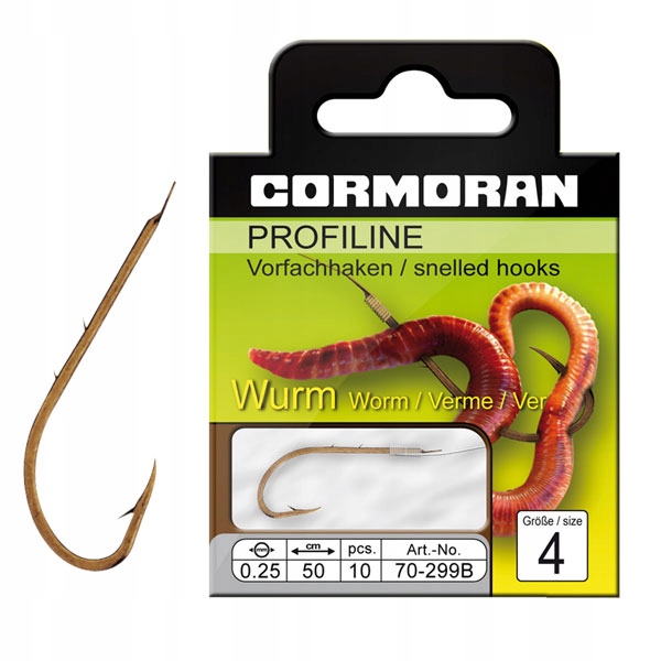 PRZYPONY CORMORAN PROFILINE - CZERWONE ROBAKI 4