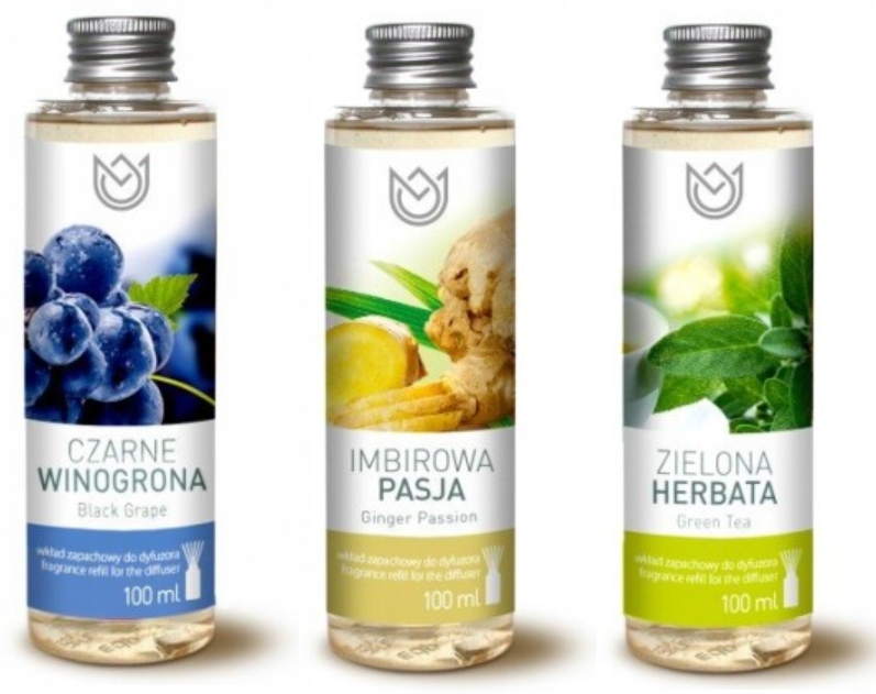 

Zestaw dyfuzorów zapachowych 3x100ml