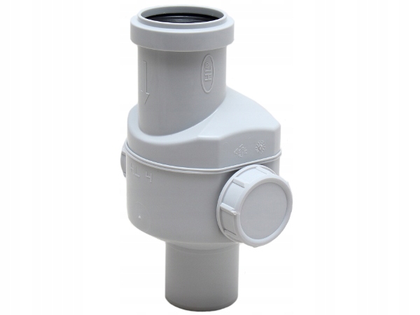 Spätný guľový ventil pre kanalizáciu 50 Hl 4 stúpačka horizontálna spätná klapka