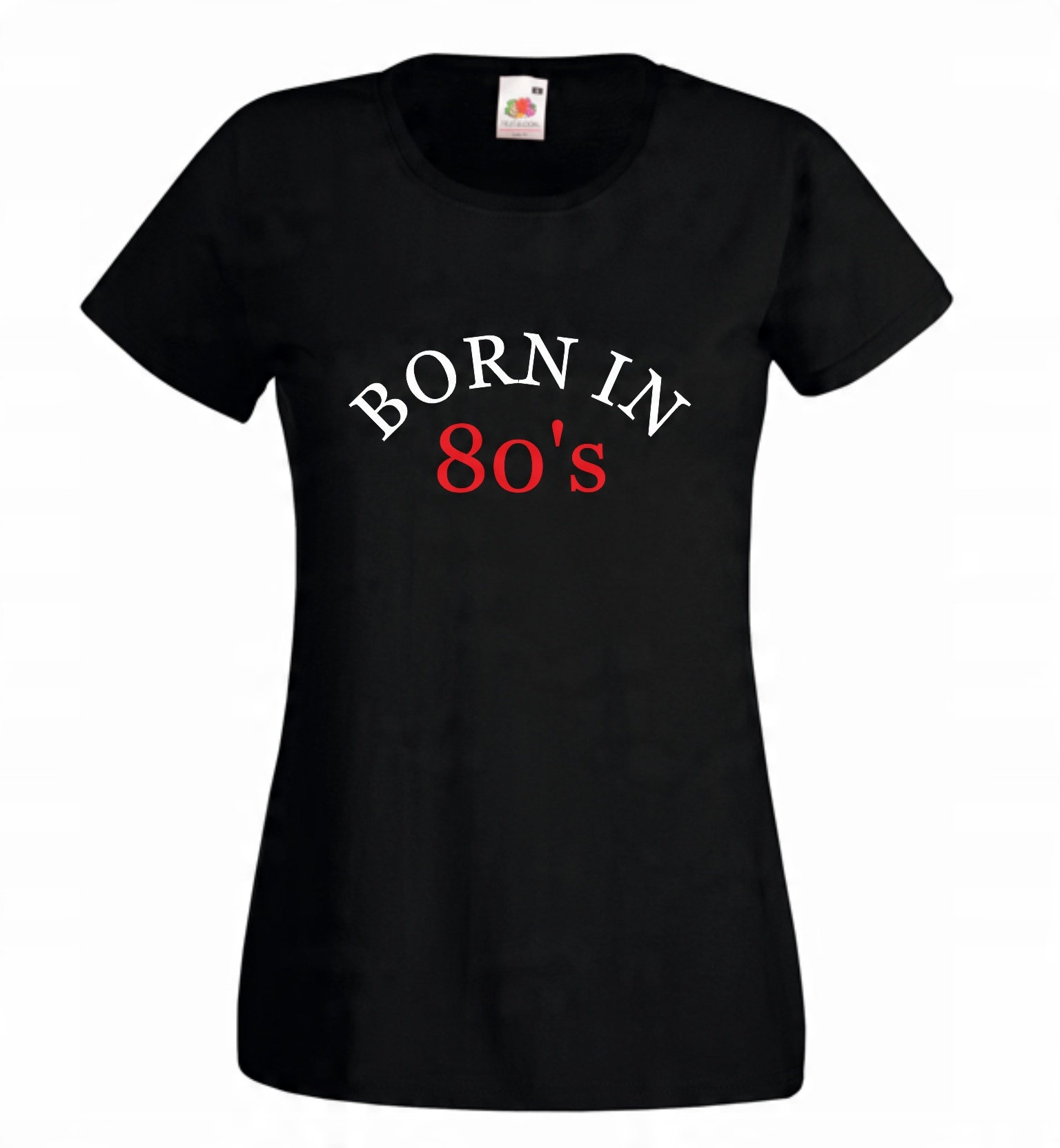 

Koszulka damska Born in 80's Lata 80 Prezent r XL
