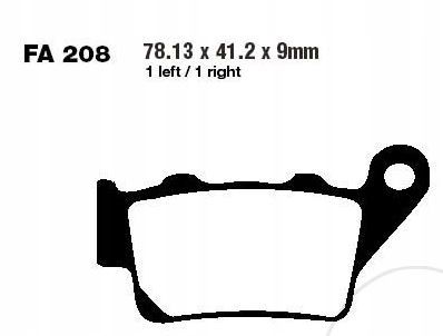 PROX KLOCKI HAMULCOWE TYŁ HUSABERG FE350 400 450 Producent Prox