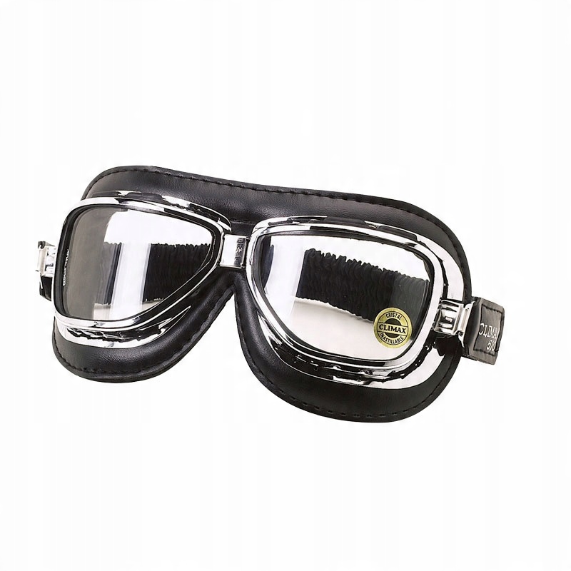 

Luksus Retro Gogle Kaski Motocyklowe Climax Skóra