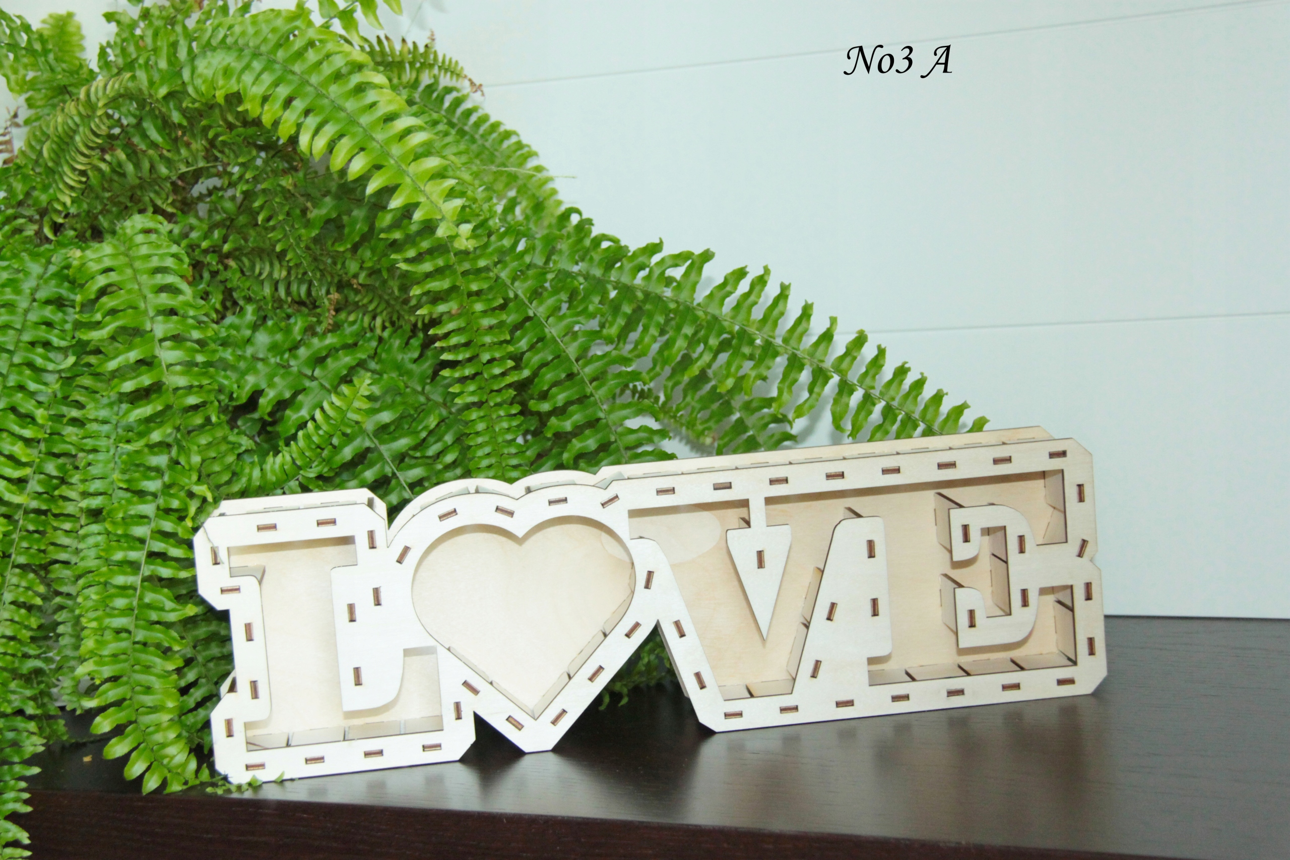 Drewniany Napis LOVE 3D dekoracja Ślub Wesele Marka inna