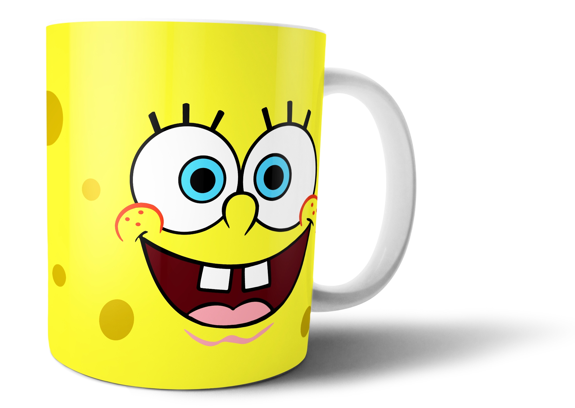 

Kubek z nadrukiem Spongebob +imię+kartonik 330ml