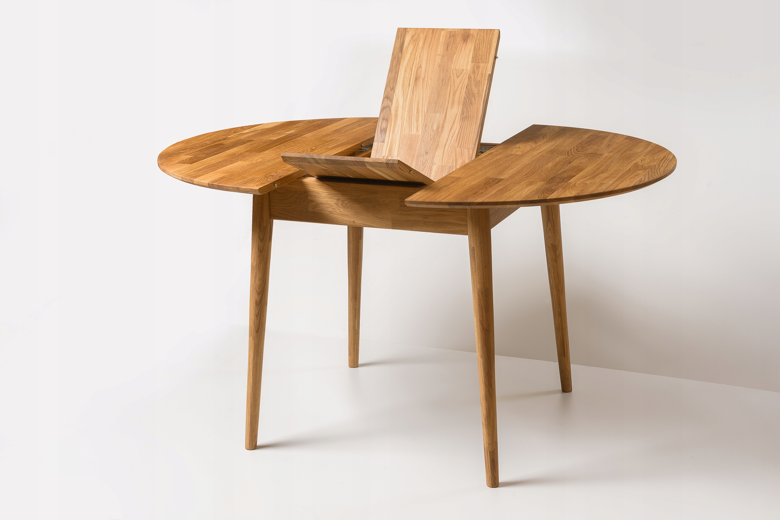 STÓŁ DĘBOWY OKRĄGŁY ROZKŁADANY ŚR 93 cm, LITY DĄB! EAN (GTIN) 5904094500017