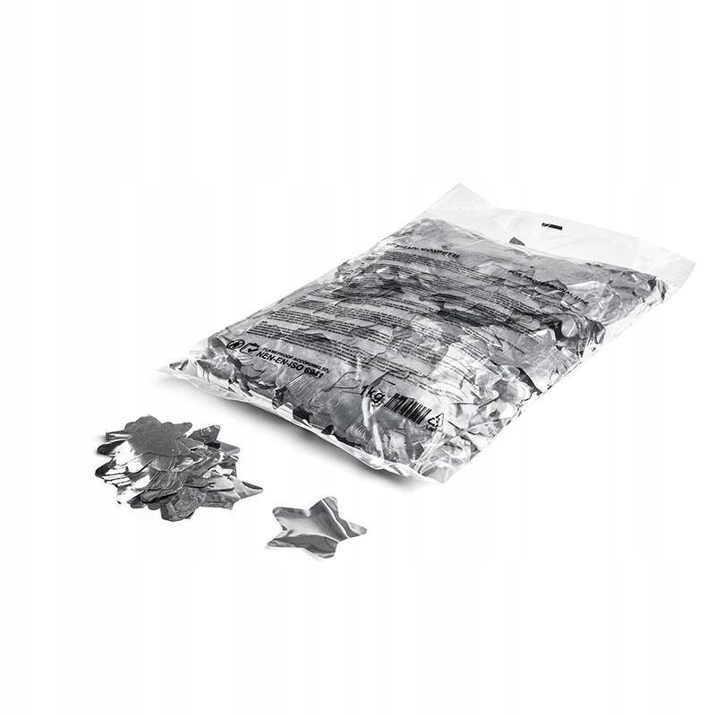 

Konfetti Gwiazdy Srebrne Metalik Magic Fx Confetti
