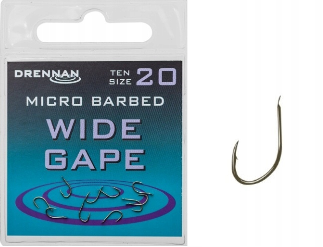 

Haczyki Drennan Wide Gape Mocne 10szt. nr 10