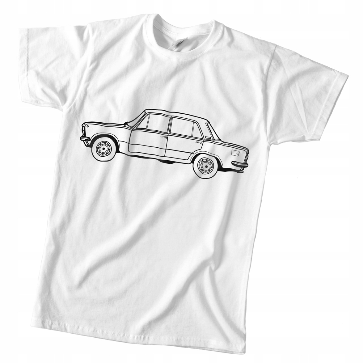

koszulka retro Polski Duży Fiat 125p Fso diagram