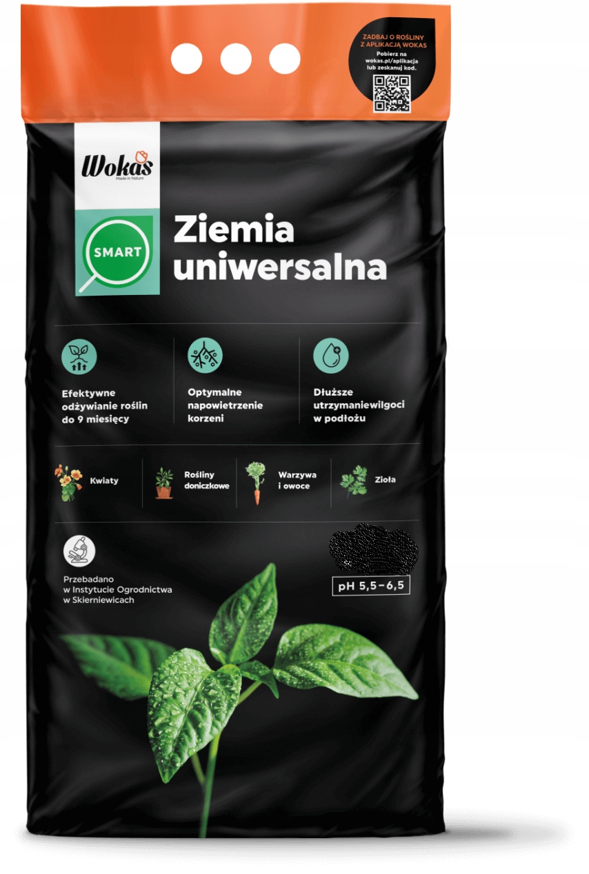 WOKAS ZIEMIA UNIWERSALNA PODŁOŻE LINIA SMART 5 L