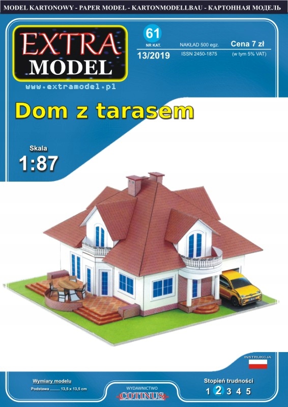 

Dom z tarasem 1:87 H0 Extra Model