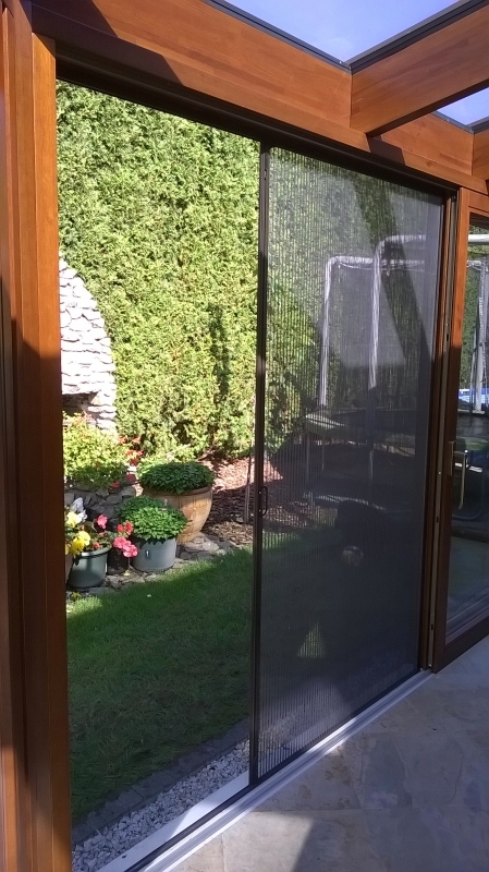 Moskitiera plisowana centralna 150 cm x 50 cm Wysokość maksymalna 50 cm