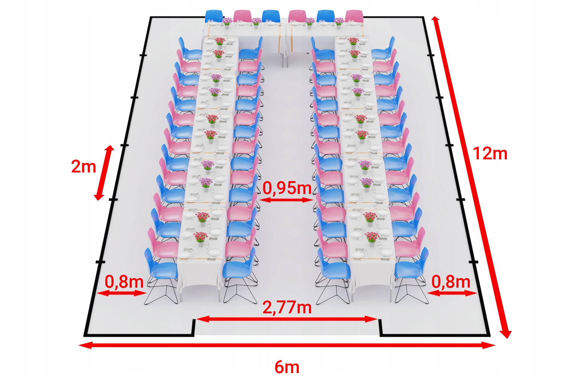6x12m 2-3,09m Namiot imprezowy handlowy ogrodowy Stan opakowania oryginalne
