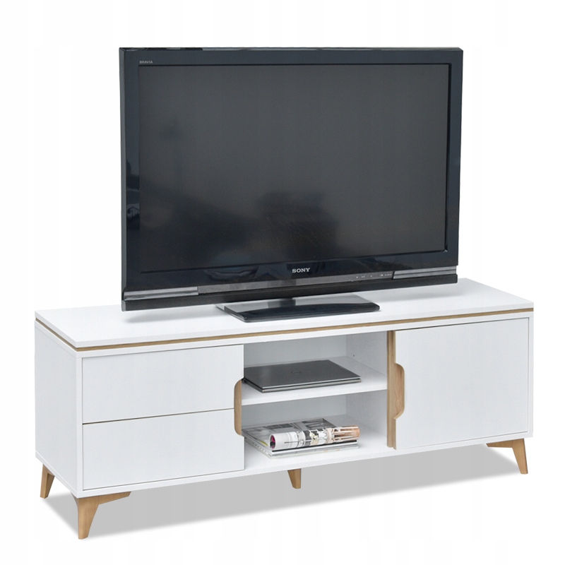 SKANDYNAWSKA SZAFKA POD TELEWIZOR RTV LARK L8 B+J