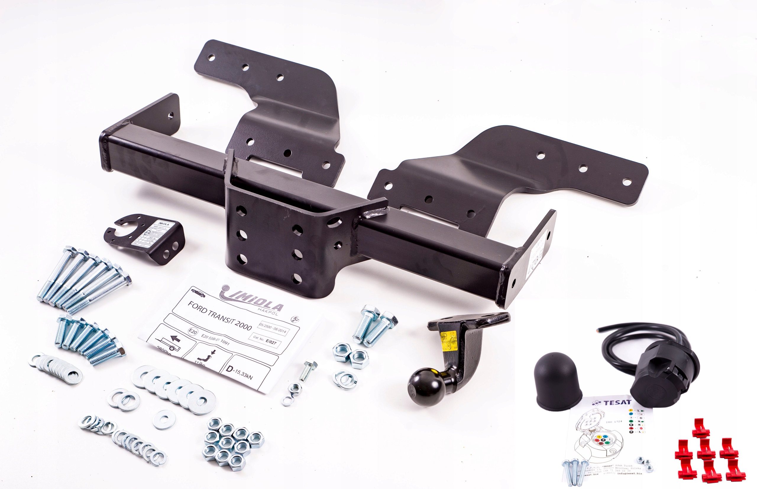 HAK HOLOWNICZY FORD TRANSIT BLASZAK Ball type Unscrewable