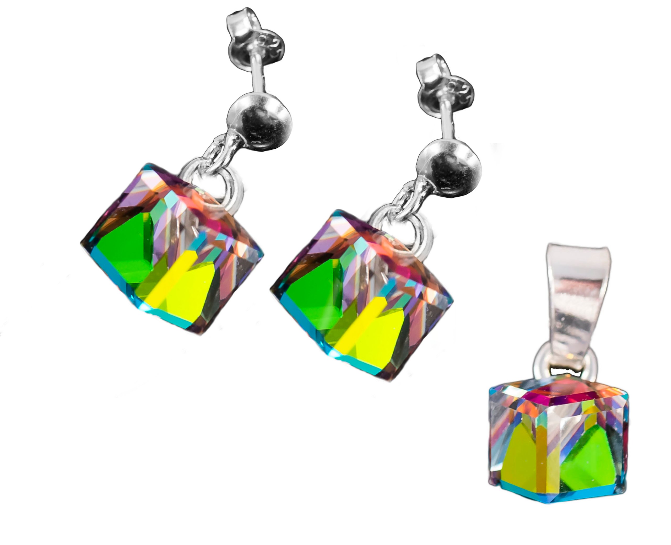 

Swarovski Cube 8 komplet Duża Krytaszałowa kostka