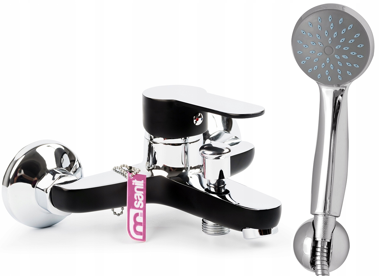 

Duo bateria wannowa prysznicowa czarna