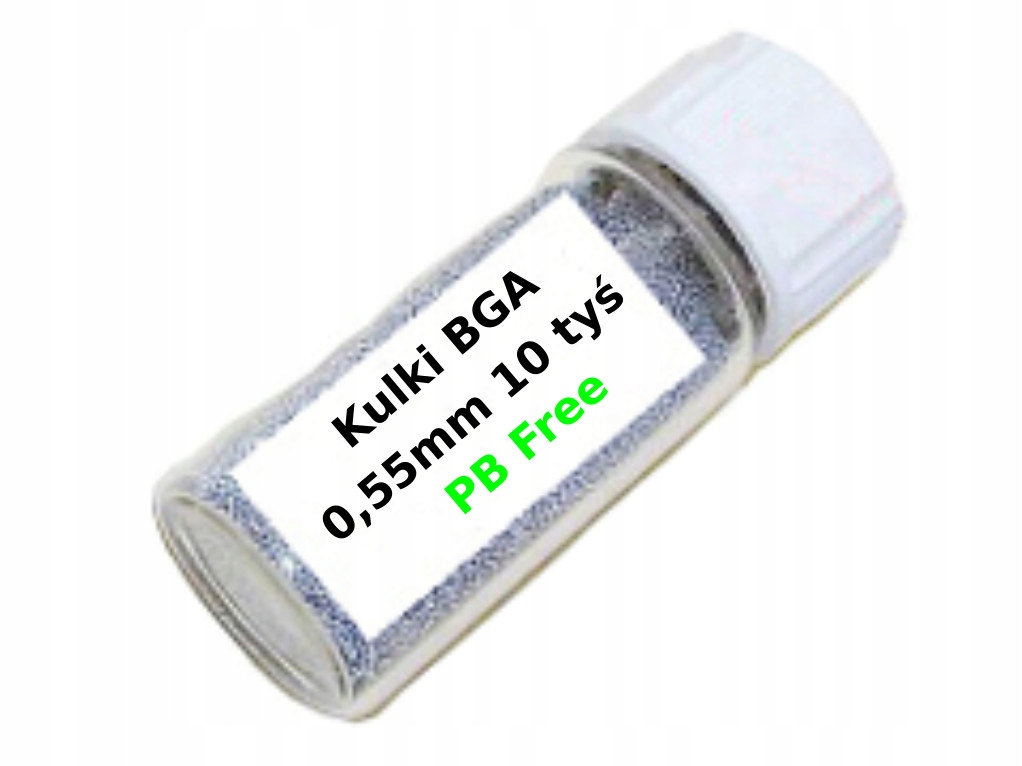 

Kulki Bga Pmtc 0,55mm 10000szt Sn96,5/Ag3/Cu0,5