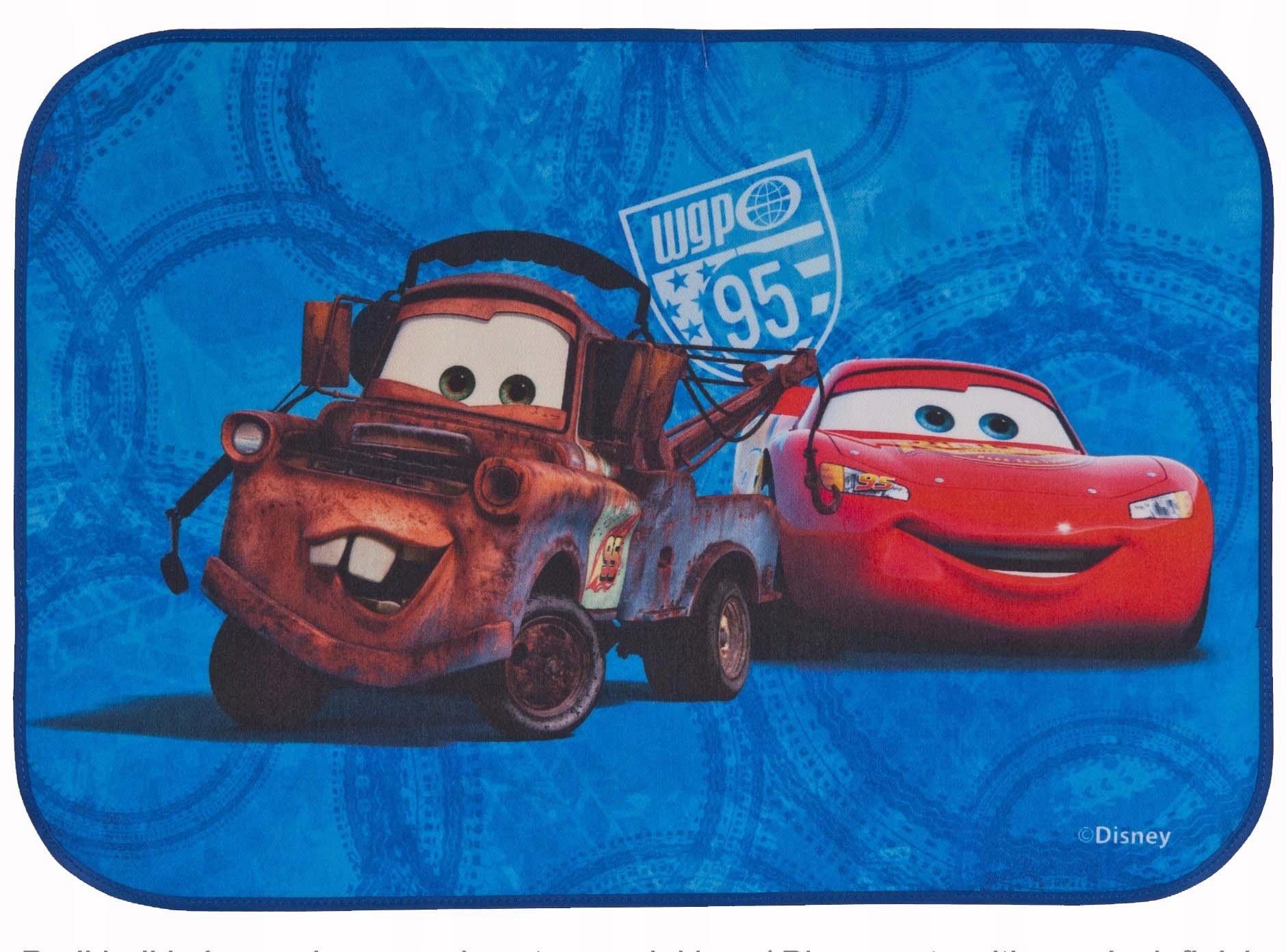MG PODKŁADKA MATA disney CARS AUTA L ZŁOMEK